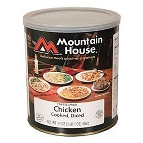Mountain House Diced Chicken Cooked #10 Can Case of 6