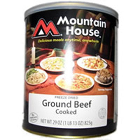 Mountain House Ground Beef Cooked Cases: 6 #10 cans