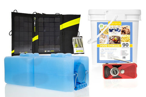 Lindon Farms Complete Emergency Kit with Communication, Power, Water and Food
