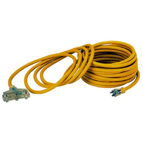 50' Electrical Cords 14-Gauge Triple Tap