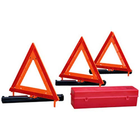 Roadside Reflective Triangle Warning Kit