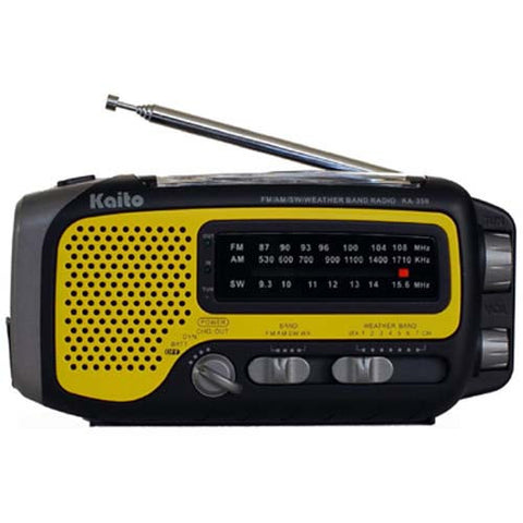 Trek'' Dynamo Solar Weather AM/FM/SW Radio