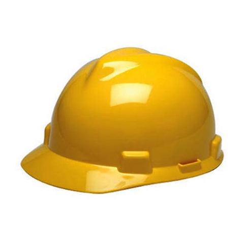 ANSI Hardhat Yellow w/ 4-Point Ratchet Suspension