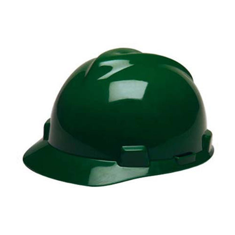 ANSI Hardhat Green w/ 4-Point Ratchet Suspension