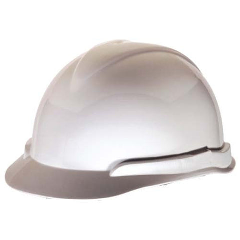 ANSI Hardhat White w/ 4-Point Ratchet Suspension
