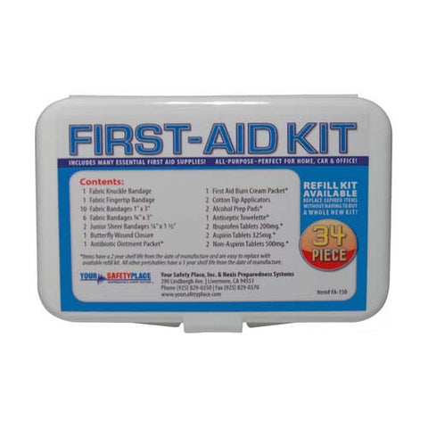 34-Piece Premium First Aid Kit