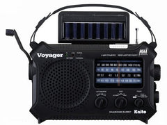 Kaito Voyager KA500IP Solar/Dynamo AM/FM/SW NOAA Weather Radio with Alert & Cell Phone (iPod/iPhone) Charger