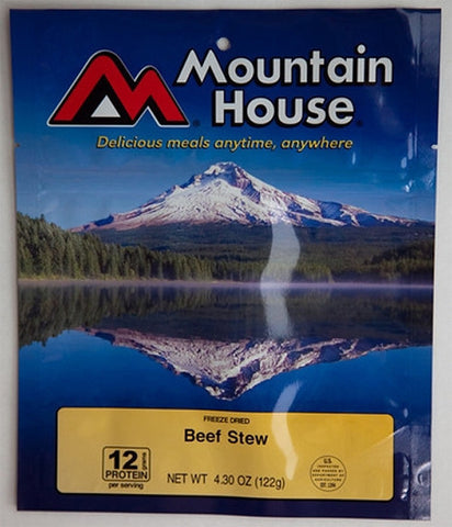 Mountain House Beef Stew - 2 Servings Case of 6