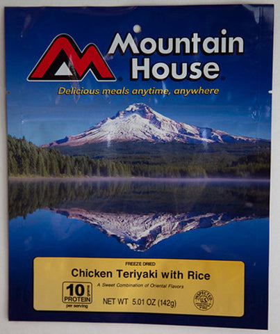 Mountain House Chicken Teriyaki / Rice - 2 Servings Case of 6
