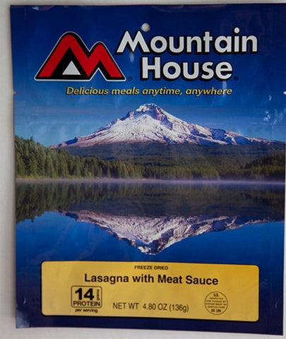Mountain House Lasagna / Meat Sauce - 2 Servings