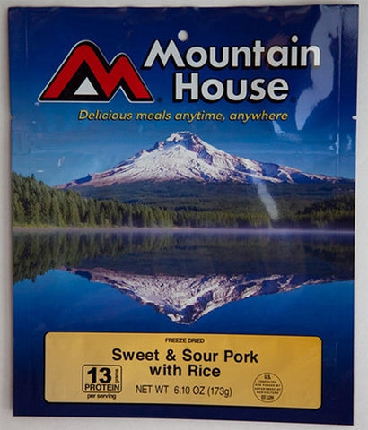 Mountain House Sweet & Sour Pork / Rice - 2 Servings