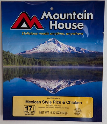 Mountain House Mexican Chicken & Rice - 2 Servings