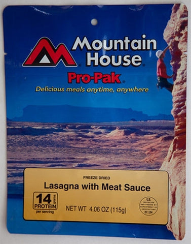 Mountain House Lasagna / Meat Sauce - Pro-Pak