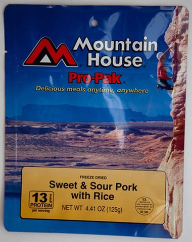 Mountain House Sweet &  Sour Pork / Rice - Pro-Pak