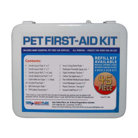 45-Piece Pet First Aid Kit
