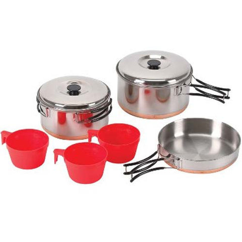 3-Person Stainless Steel Cook Set