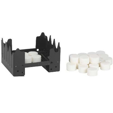 Fold-Up Backpacker's Emergency Stove