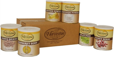 Harveston Farms Combination Cases: 6 #10 Cans Beans & Soup