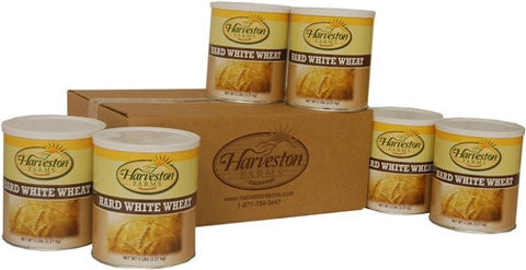 Harveston Farms Combination Cases: 6 #10 Cans White Wheat