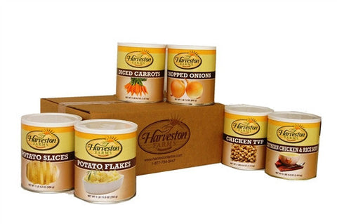 Harveston Farms Combination Cases: 6 #10 Cans Chicken & Veggies