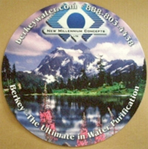 12" Full Color Berkey Coaster