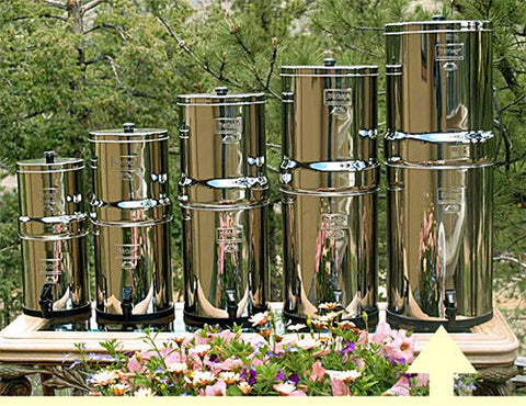 Crown Berkey Portable Water Purification System / 8 Black Berkey Elements