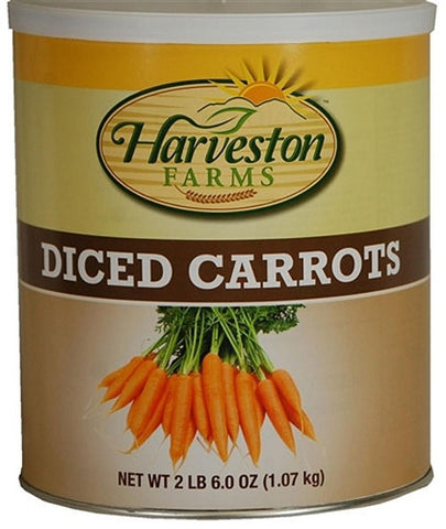 Harveston Farms Dehydrated Carrot Dices #10 cans