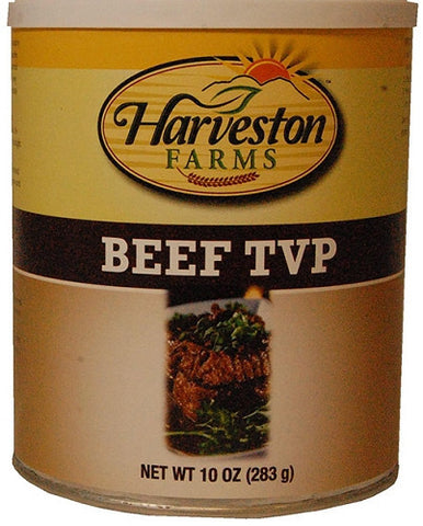 Harveston Farms TVP Beef #10 cans
