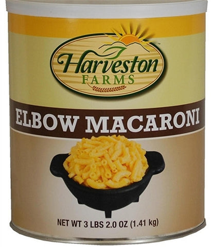 Harveston Farms Elbow Macaroni #10 cans