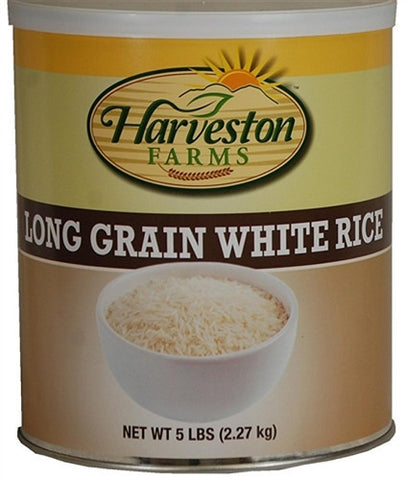 Harveston Farms Long Grain White Rice #10 cans