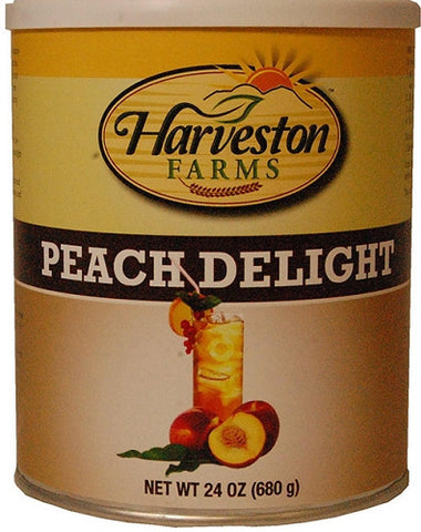 Harveston Farms Peach Drink #10 cans