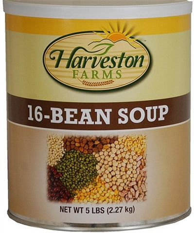 Harveston Farms 16 Bean Soup #10 cans