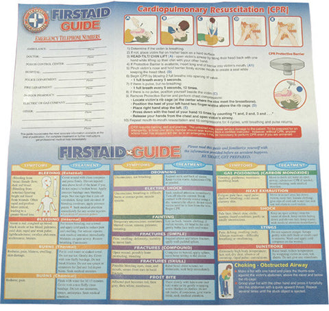 First Aid Guide Box of 100