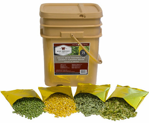 Wise Company 120 Serving Vegetable Buckets
