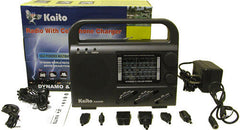 Solar&Crank AM/FM/Weather/Aviation/4 SW/2 VHF Bands//Phone Charger/Flashlight/AC Adaptor/Earphones