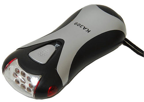 Kaito KA309 Wind-up 9-LED Flashlight / Compass