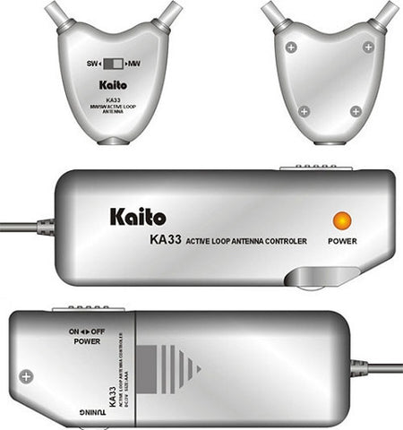 Kaito KA33 Amplified Active Loop AM & Shortwave Antenna