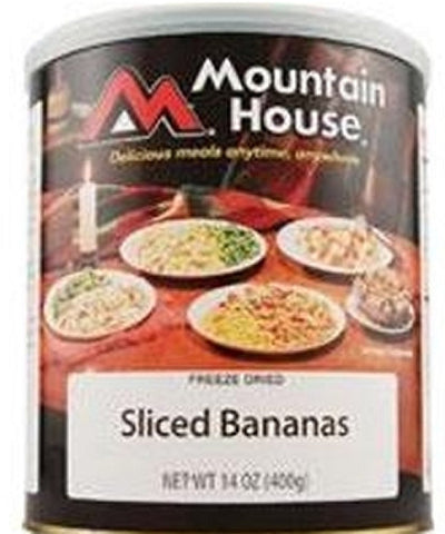 Mountain House Sliced Bananas #10 Can Case of 6