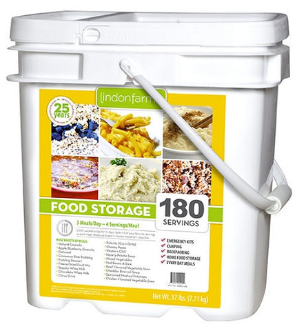 Lindon Farms 180 Servings Emergency Food Storage Kit