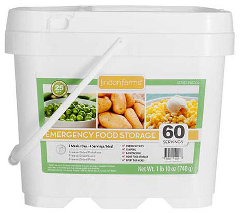 Lindon Farms 60 Servings-Freeze Dried Potatoes