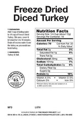 Lindon Farms Freeze Dried Diced Turkey