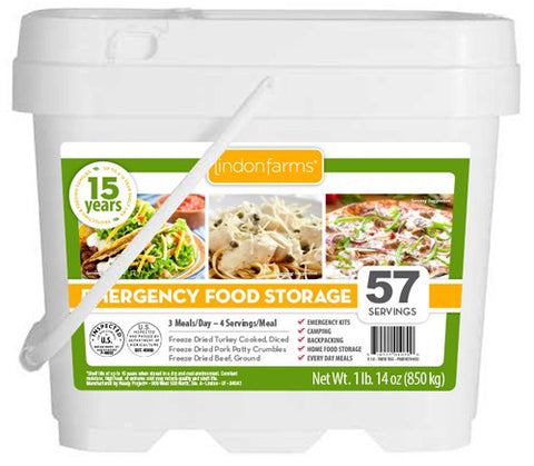 Lindon Farms 57 Servings-Freeze Dried Meat