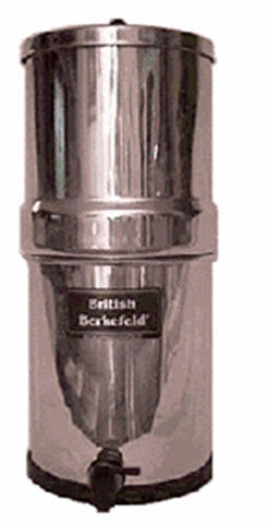 British Berkefeld Gravity Water Filtration System / 4 7" Ceramic Filters